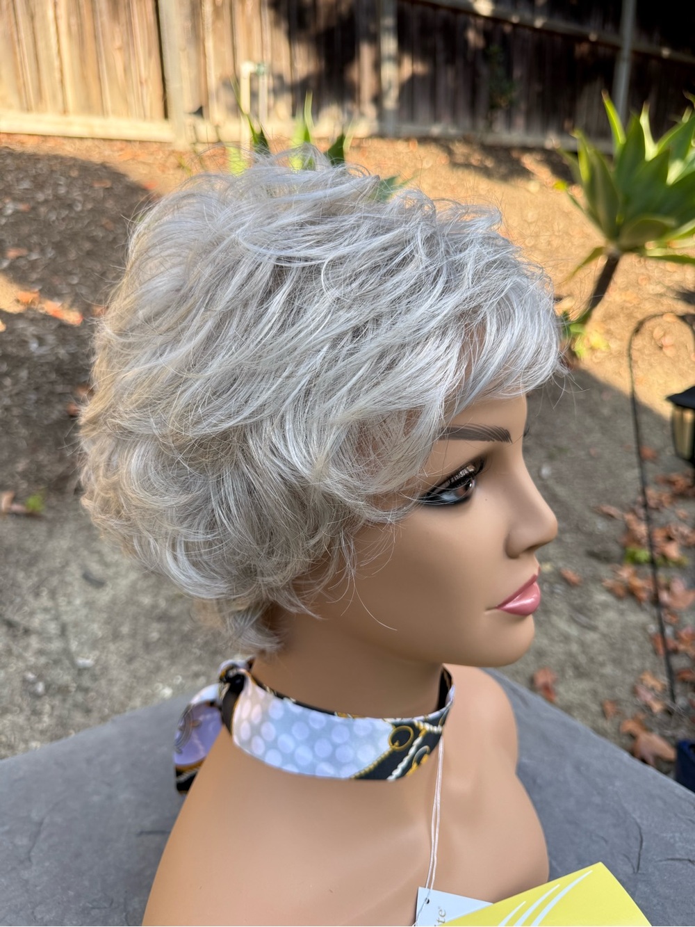 Gabor Short Layered white and silver Wig